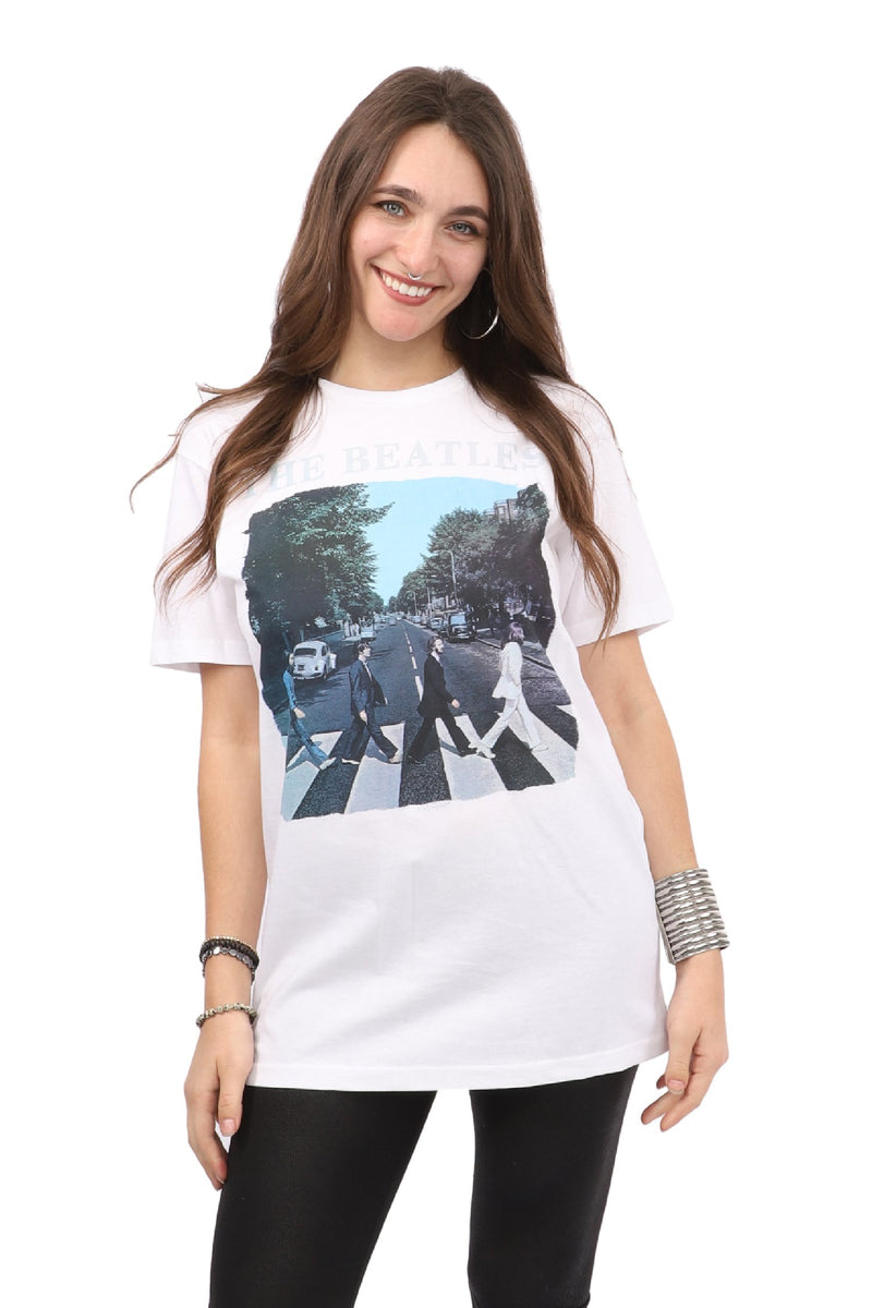 The Beatles T-Shirt - Abbey Road - White