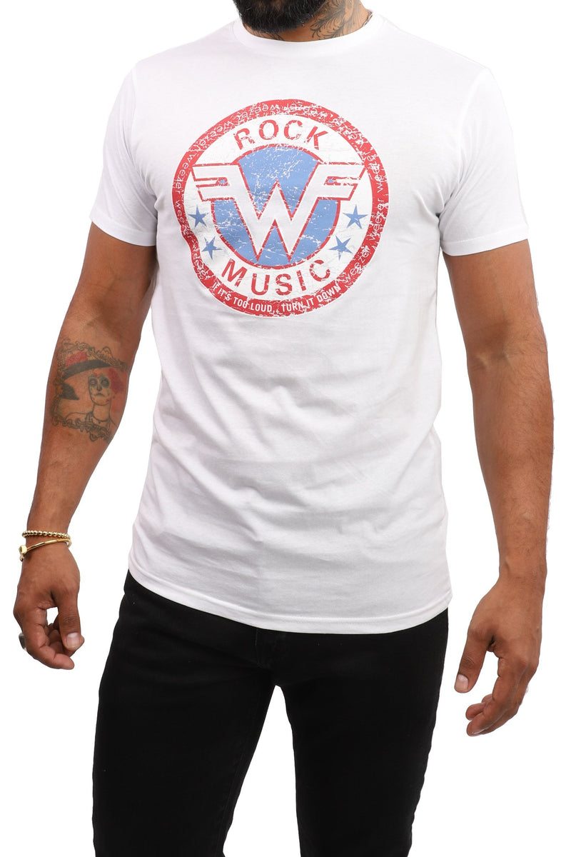 Weezer T-Shirt - It's Too Loud... - White