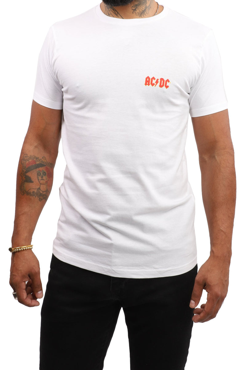AC/DC T-Shirt - Logo - White – Eye Candy Los Angeles
