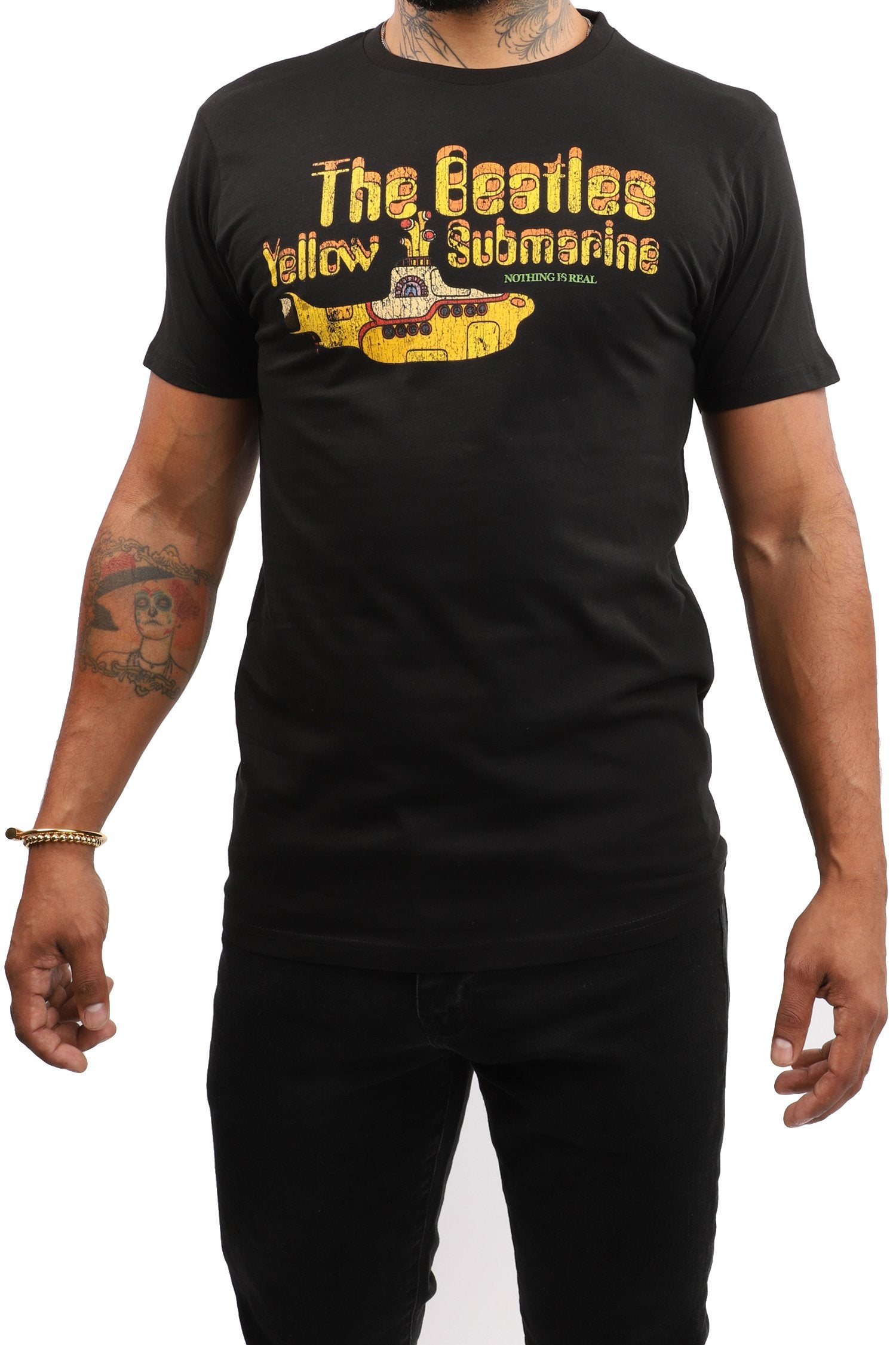 The Beatles T Shirt Yellow Submarine Black Eye Candy Los Angeles