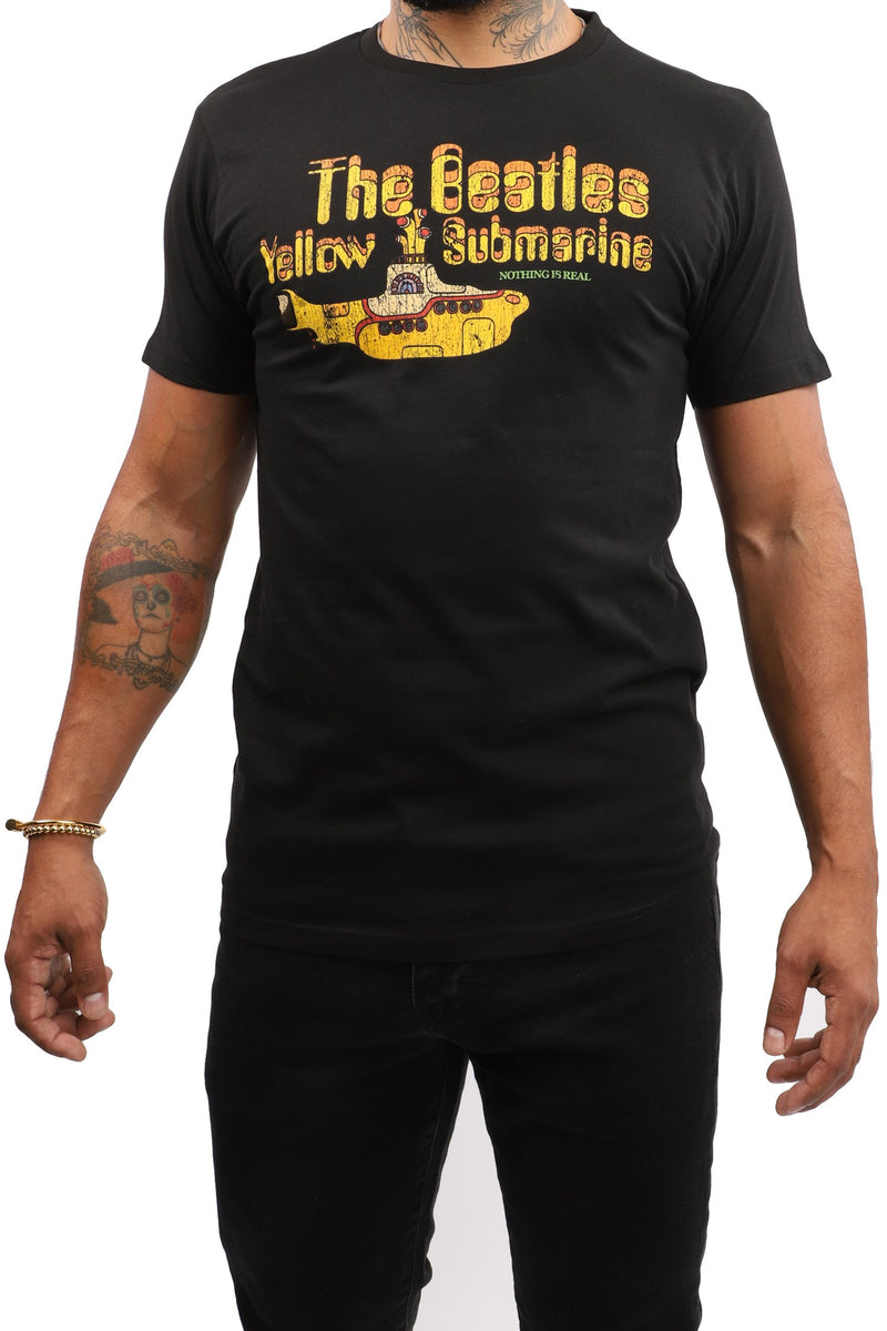 The Beatles T-Shirt - Yellow Submarine - Black
