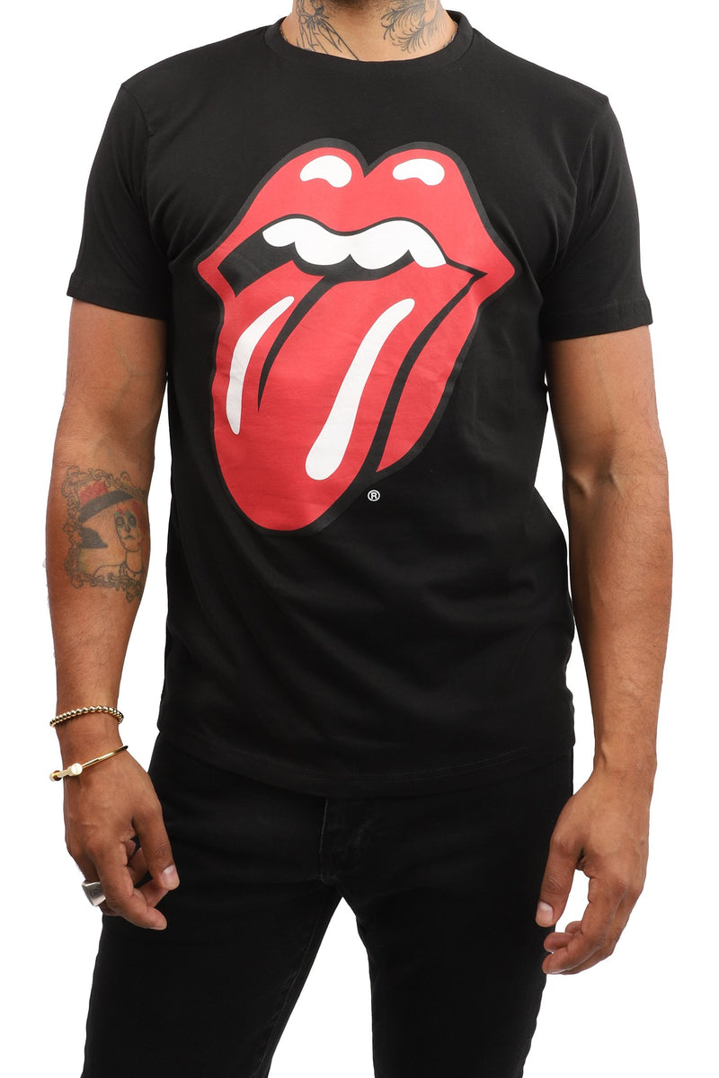 Rolling Stones T-Shirt - Red Tongue - Black