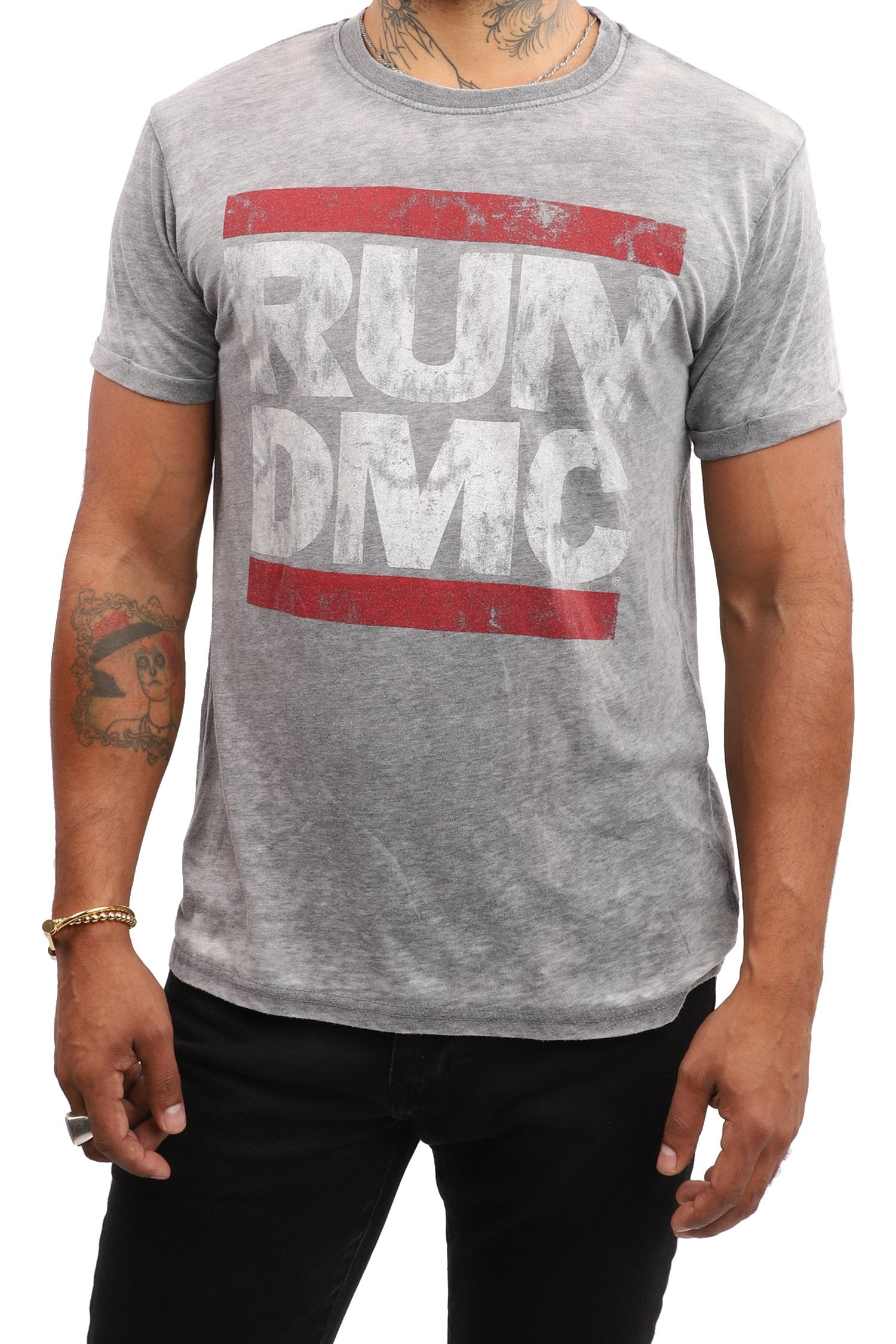 Run DMC T-Shirt - Logo - Grey – Eye Candy Los Angeles