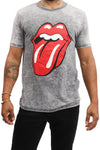 Rolling Stones T-Shirt - Tongue Logo - Grey