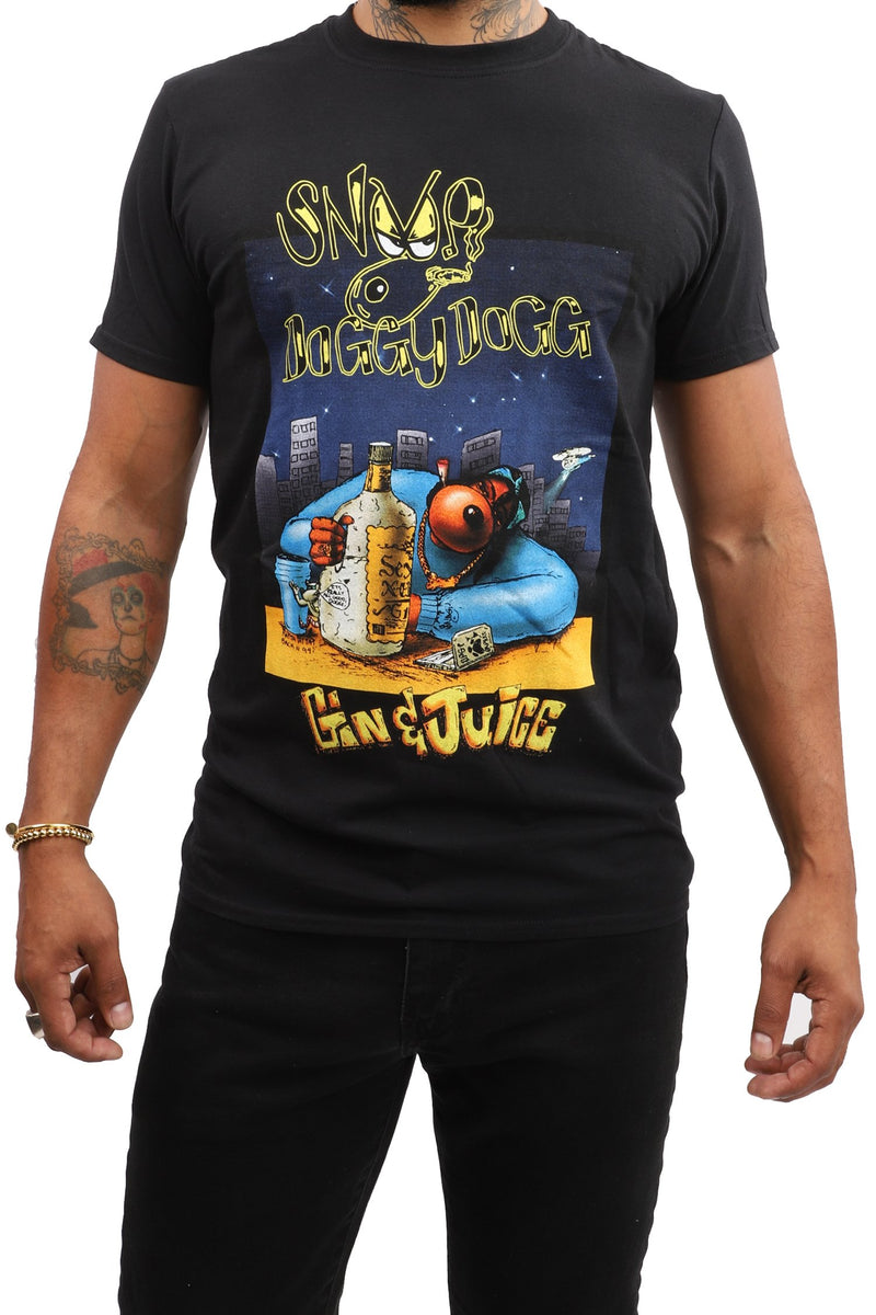 Snoop Dogg T-Shirt - Gin & Juice - Black