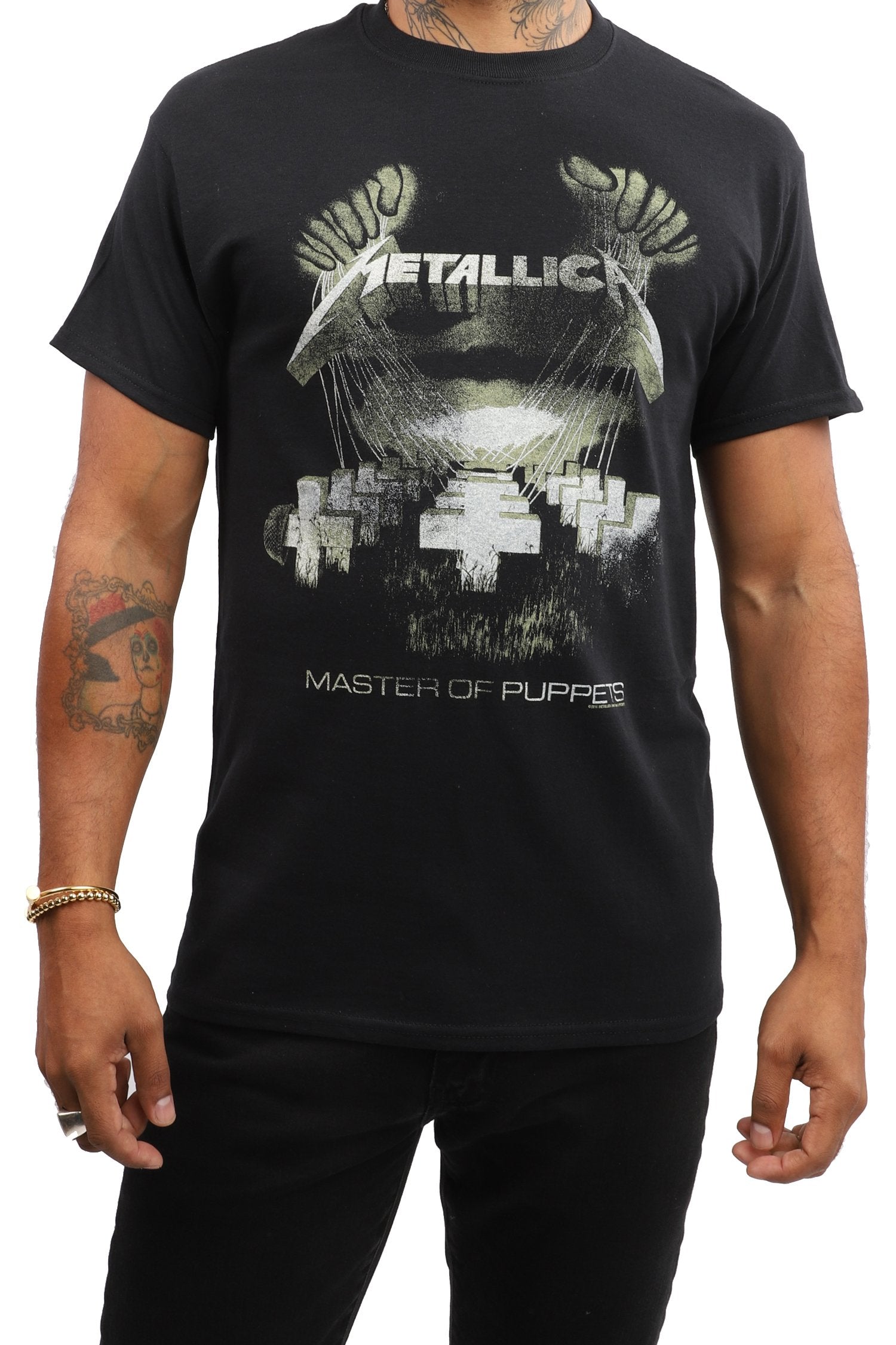 Metallica T Shirt - Masters Of Puppets Amplified Vintage