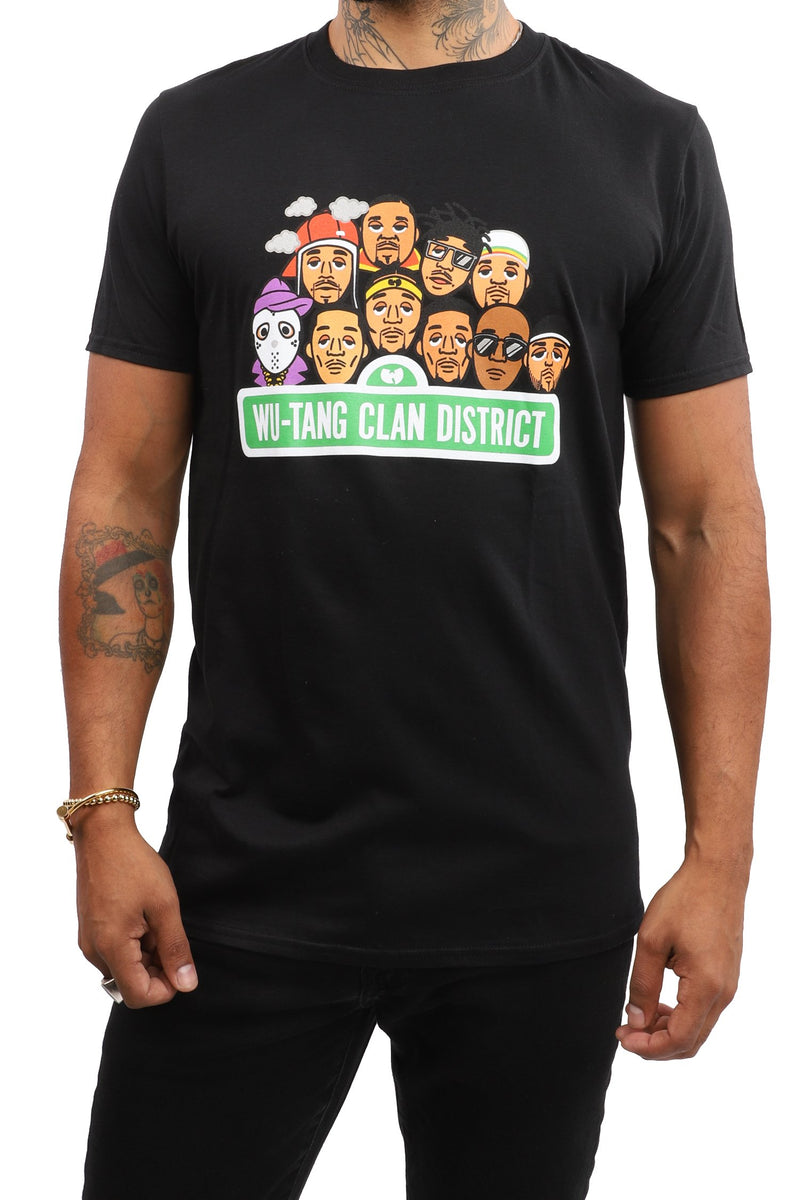 Wu-Tang Clan T-Shirt - Wu-Tang Clan District - Black