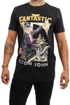 Elton John T-Shirt - Captain fantastic and the brown dirt cowboy - Black