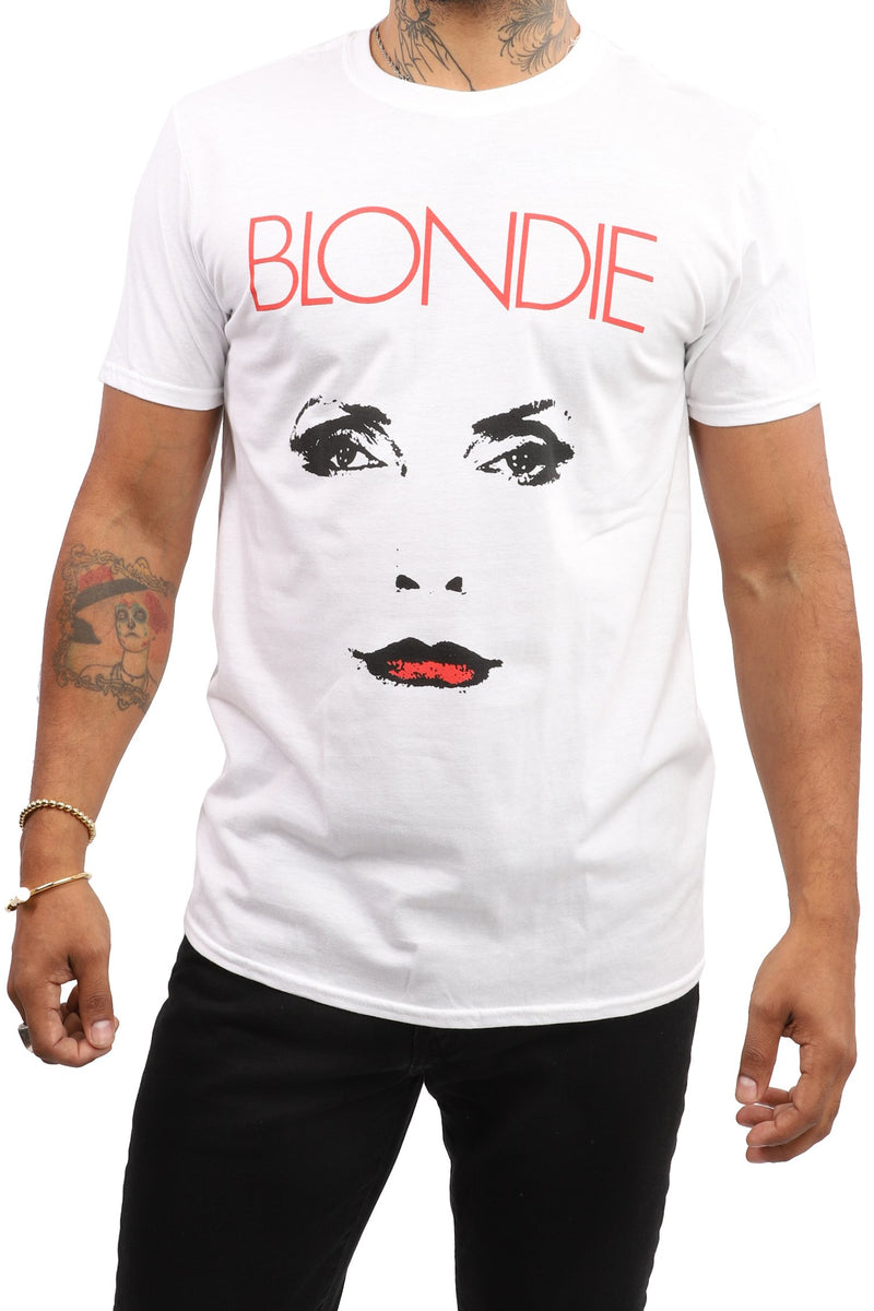 Blondie T-Shirt - Debbie Harry Staredown - White
