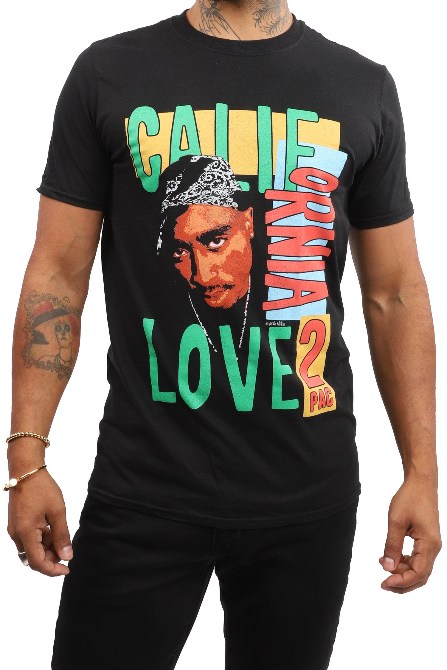 Tupac T-Shirt- California Love - Black