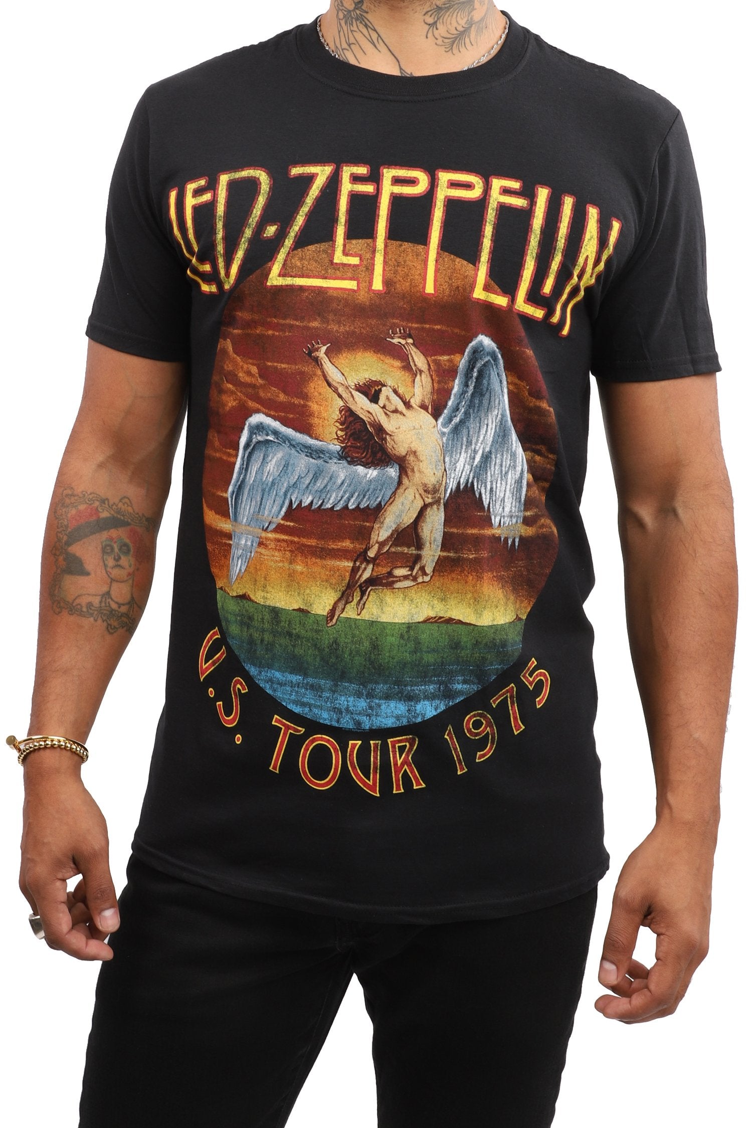 Led Zeppelin T-Shirt - The Demon Rock God - Black – Eye Candy Los