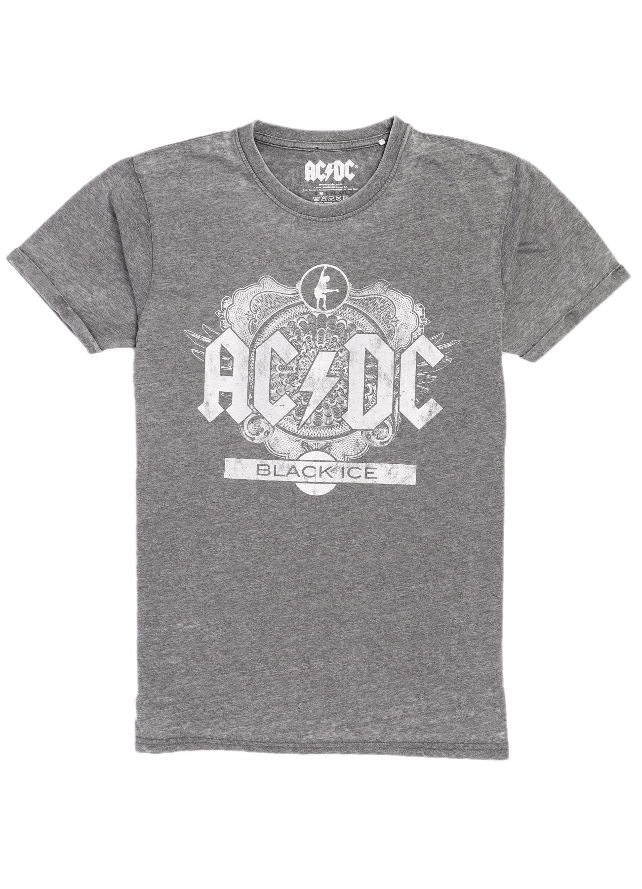 AC/DC Black Ice T-Shirt - Grey