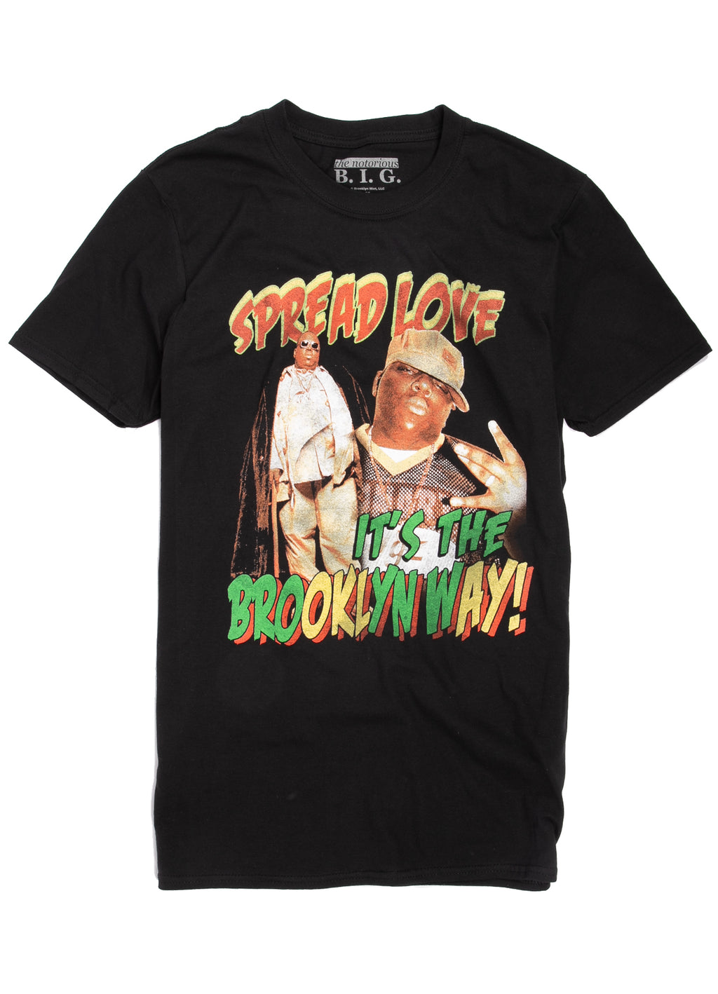 Biggie Smalls spread love, it's the Brooklyn way t-shirt.