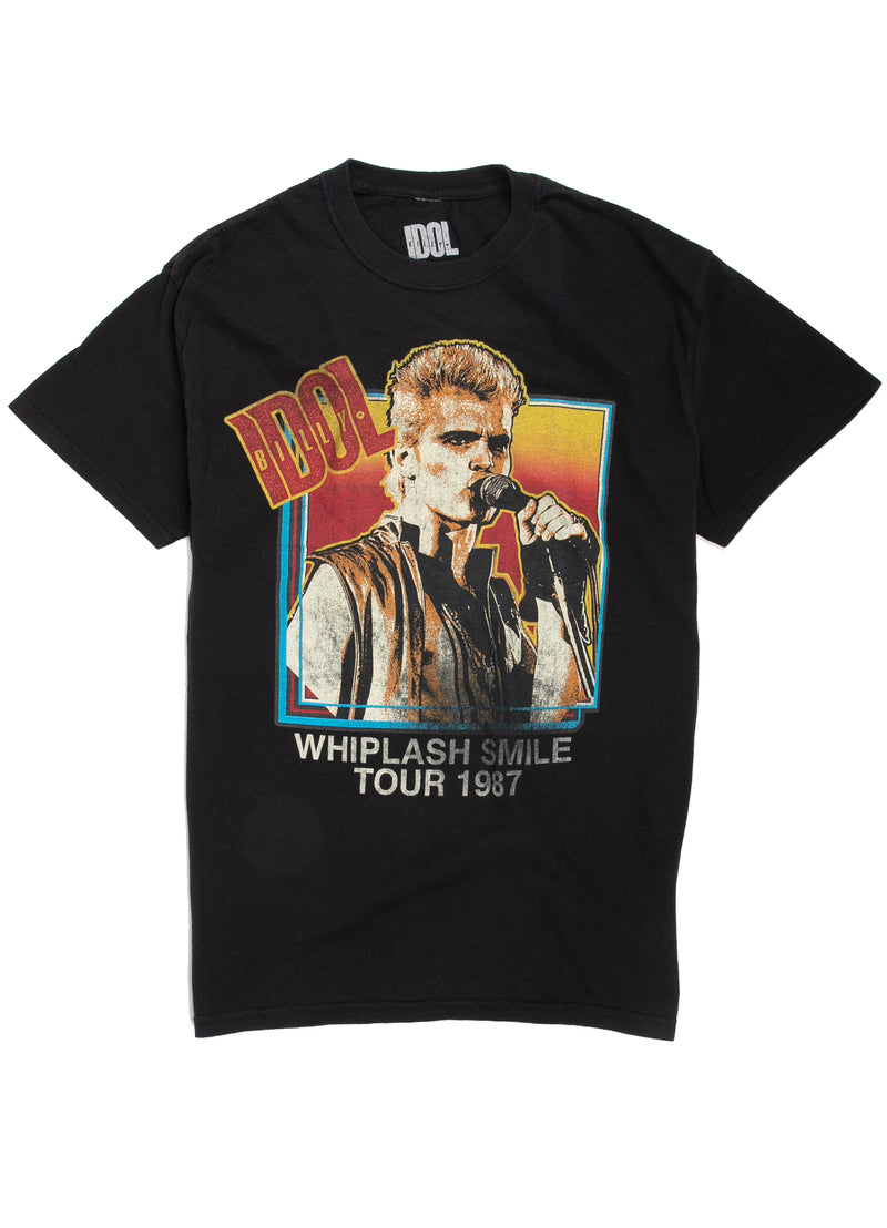 Billy Idol Whiplash Smile 1987 tour t-shirt.