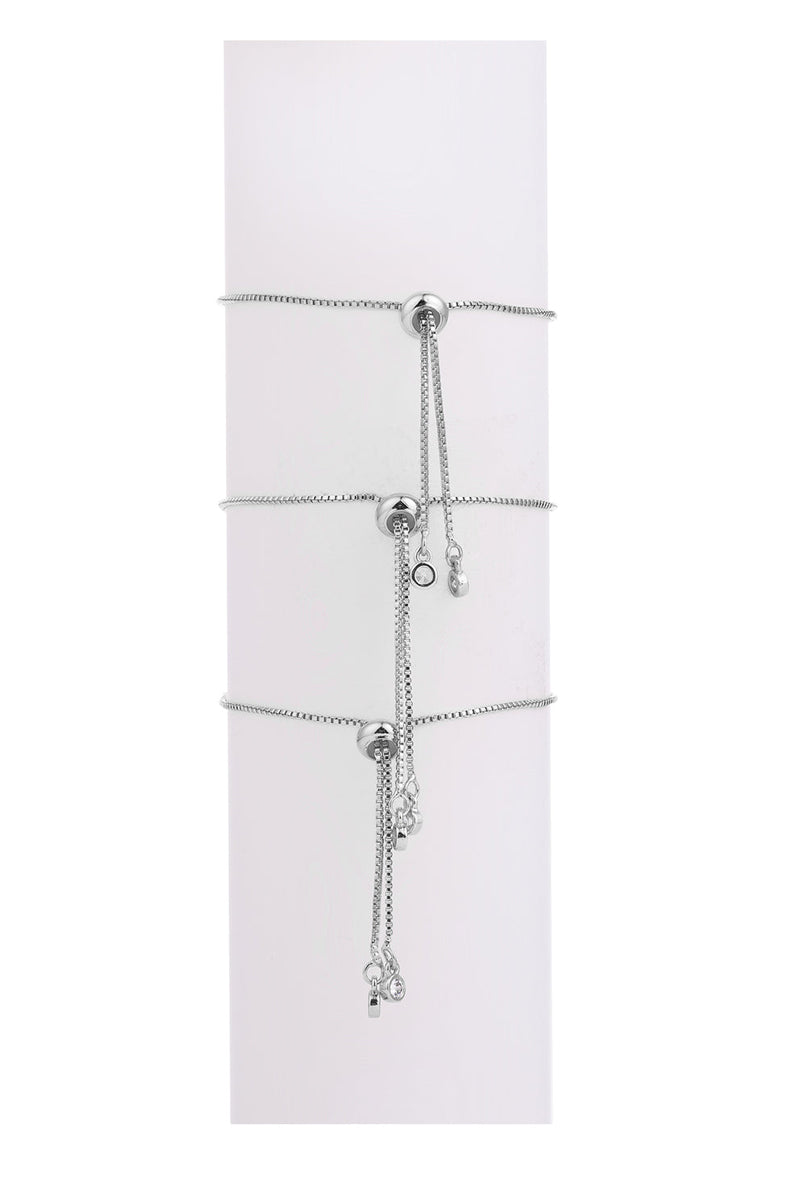 Sarita Bracelet Set - Silver