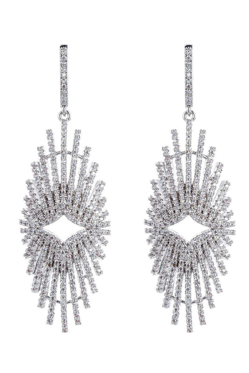 Burst Earrings - Silver