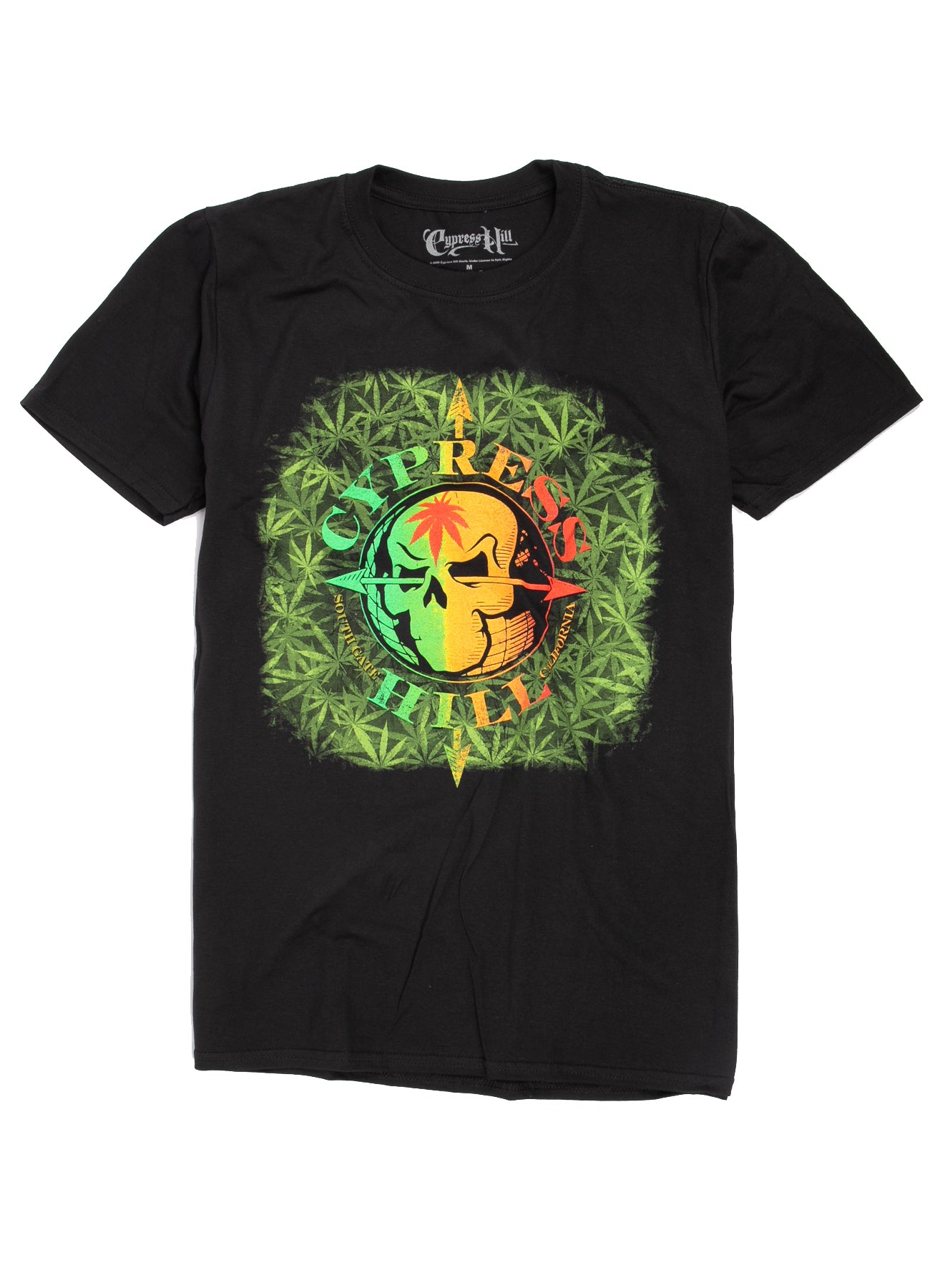 Cypress Hill weed skull t-shirt.
