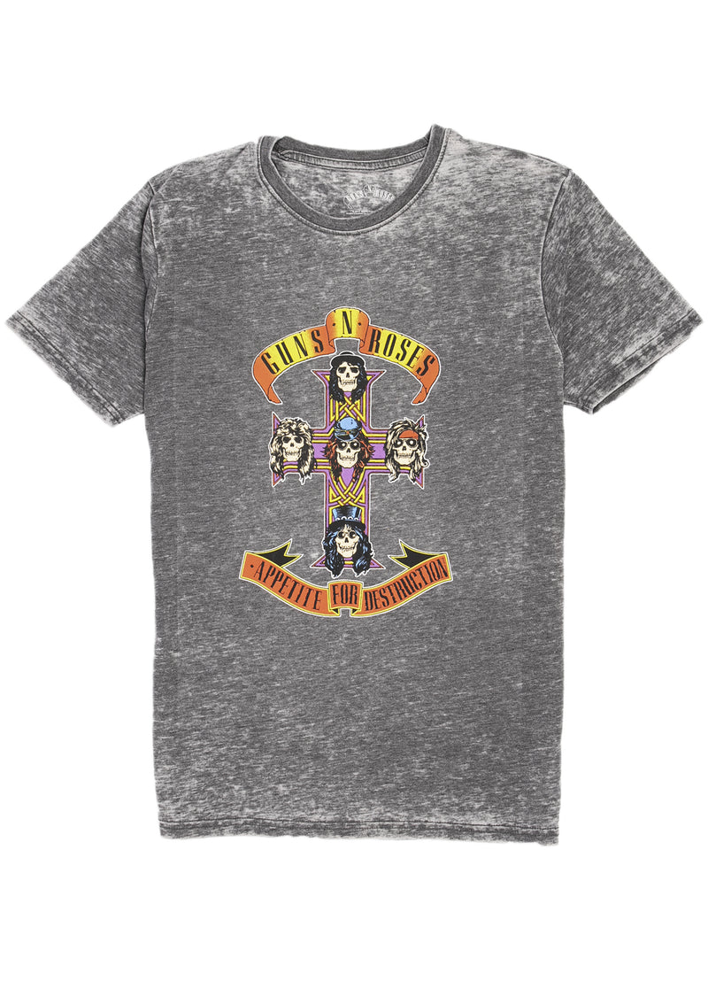 Guns 'N' Roses T-Shirt - Appetite for Destruction - Grey