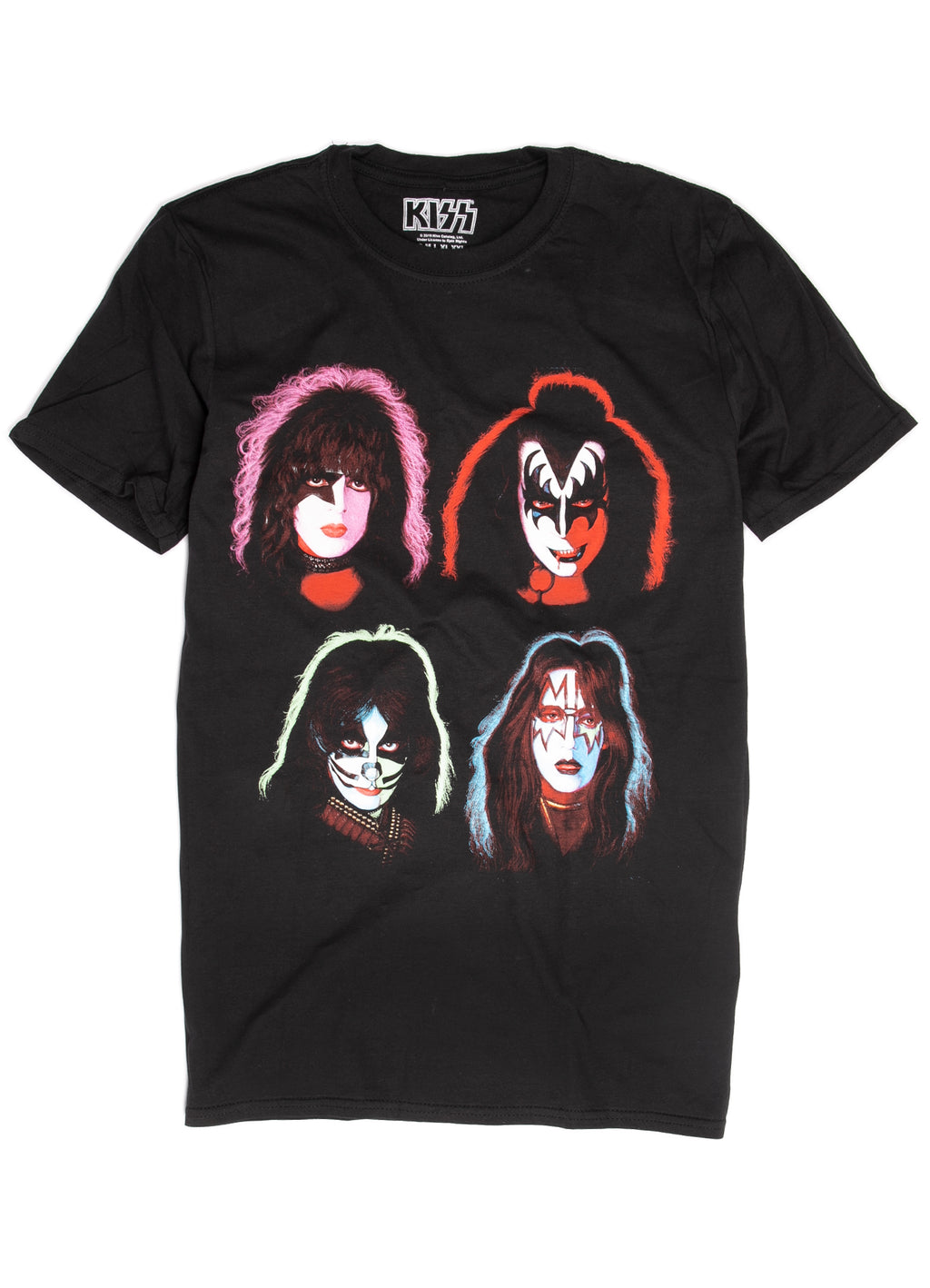 Kiss portraits t-shirt.