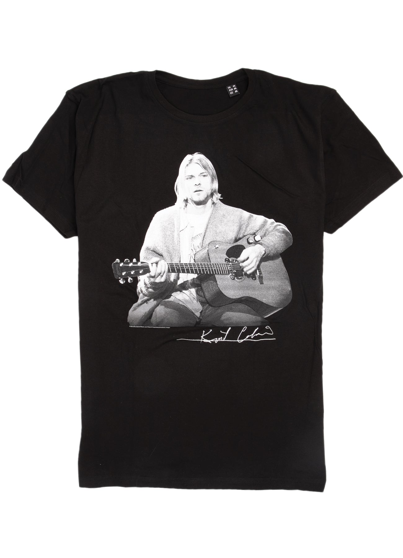 Kurt Cobain T-Shirt - Guitar - Black – Eye Candy Los Angeles