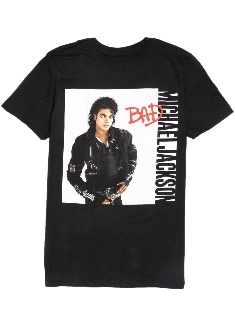 Michael Jackson T-Shirt - Bad - Black