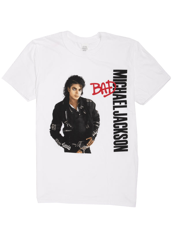 Michael Jackson T-Shirt - Bad - White – Eye Candy Los Angeles