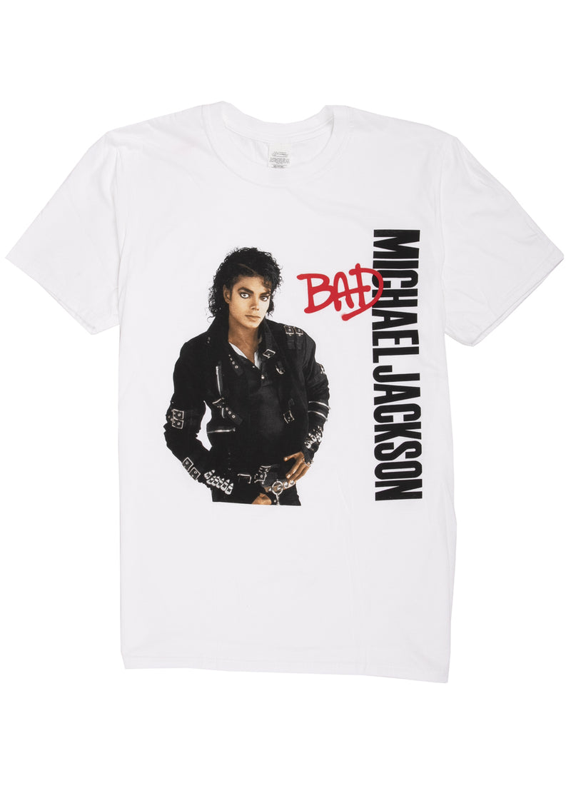 Michael Jackson T-Shirt - Bad - White