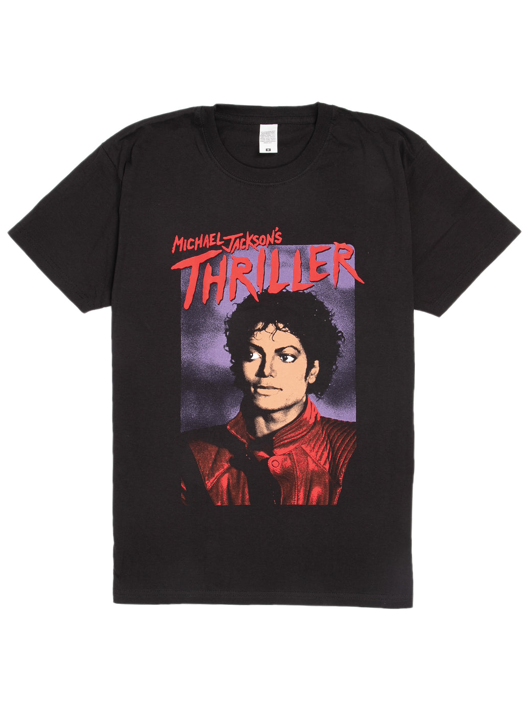T-shirt Michael Jackson Thriller Zombie - Coton Léger, Coupe Classique - Taille Enfant - Cadeau Fan MJ, Déguisement Halloween - Noir - 13