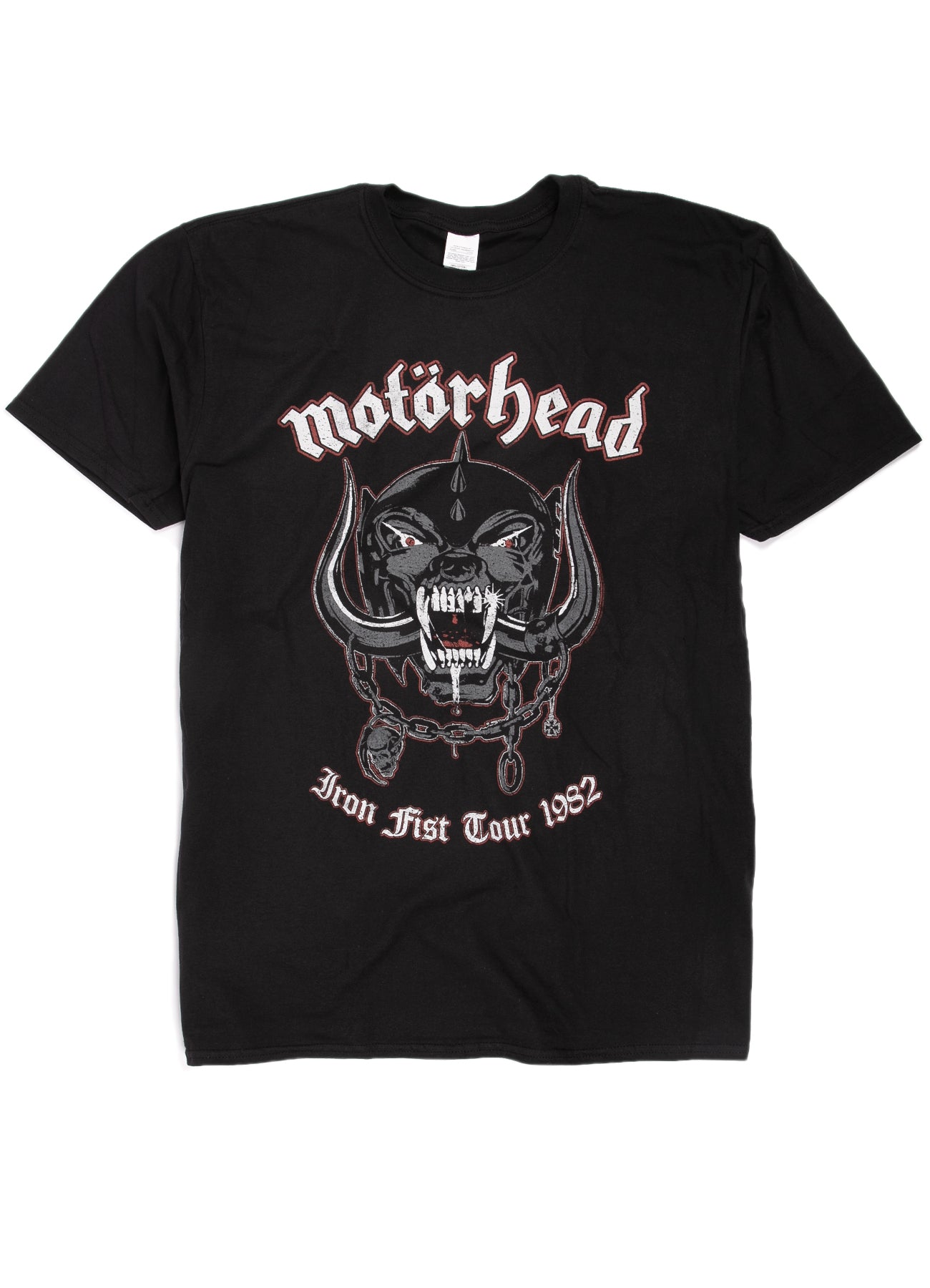 Motörhead Iron Fist Tour 1982 Tシャツ Unisex Motörhead T-Shirt - Iron Fist Tour 1982 - Black – Eye Candy