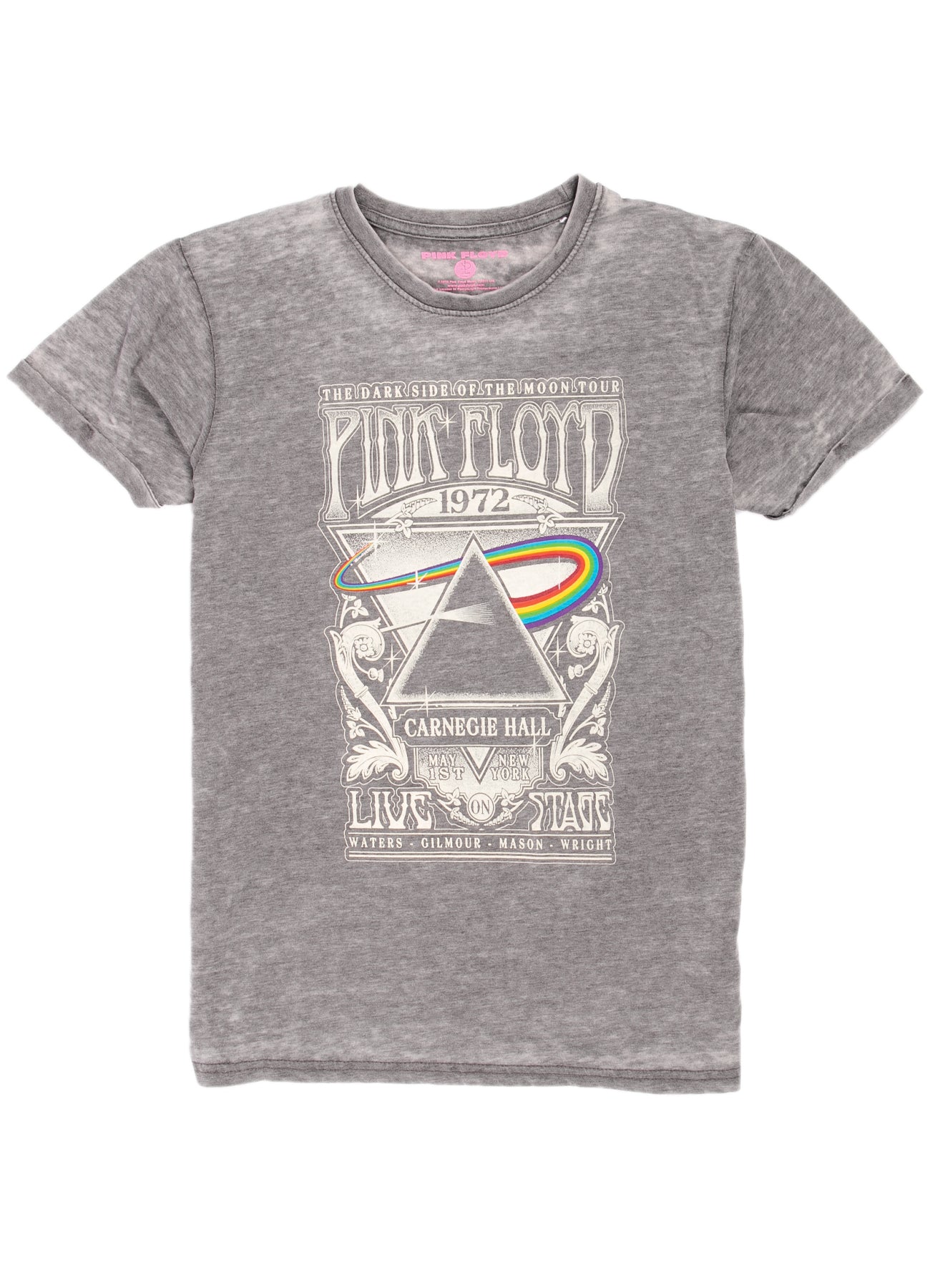 Pink Floyd T-Shirt - Carnegie Hall 1972 - Grey – Eye Candy Los Angeles