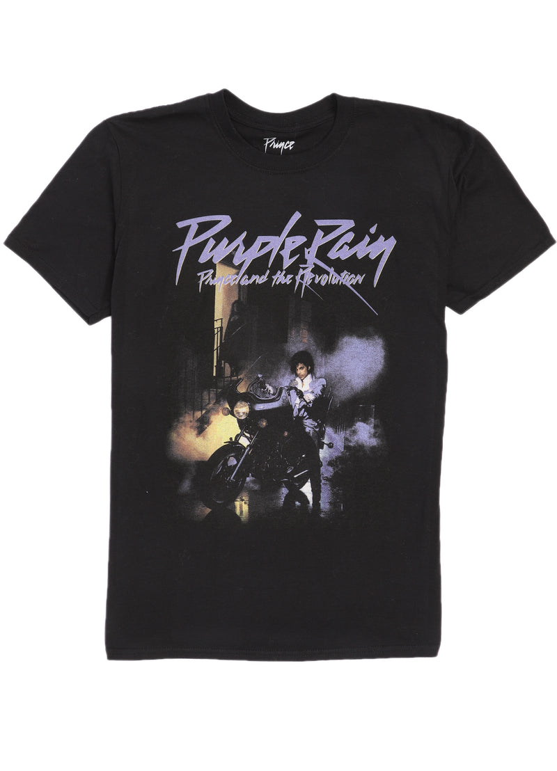 Prince T-Shirt - Purple Rain - Black