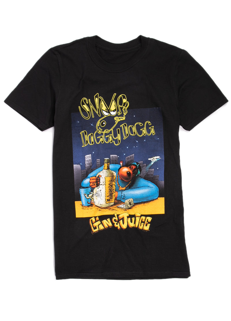 Snoop Dogg T-Shirt - Gin & Juice - Black