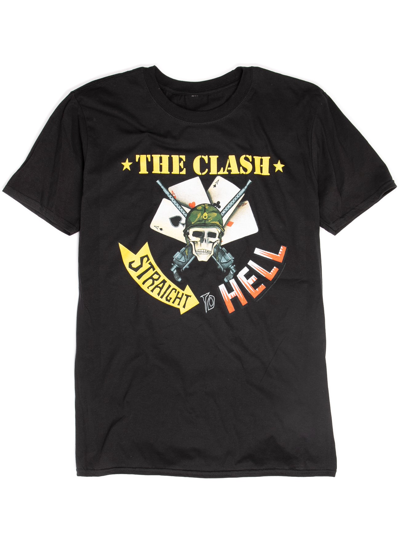 Unisex The Clash T-Shirt - Straight to Hell - Black – Eye Unisex The Clash T-Shirt - Straight to Hell - Black – Eye