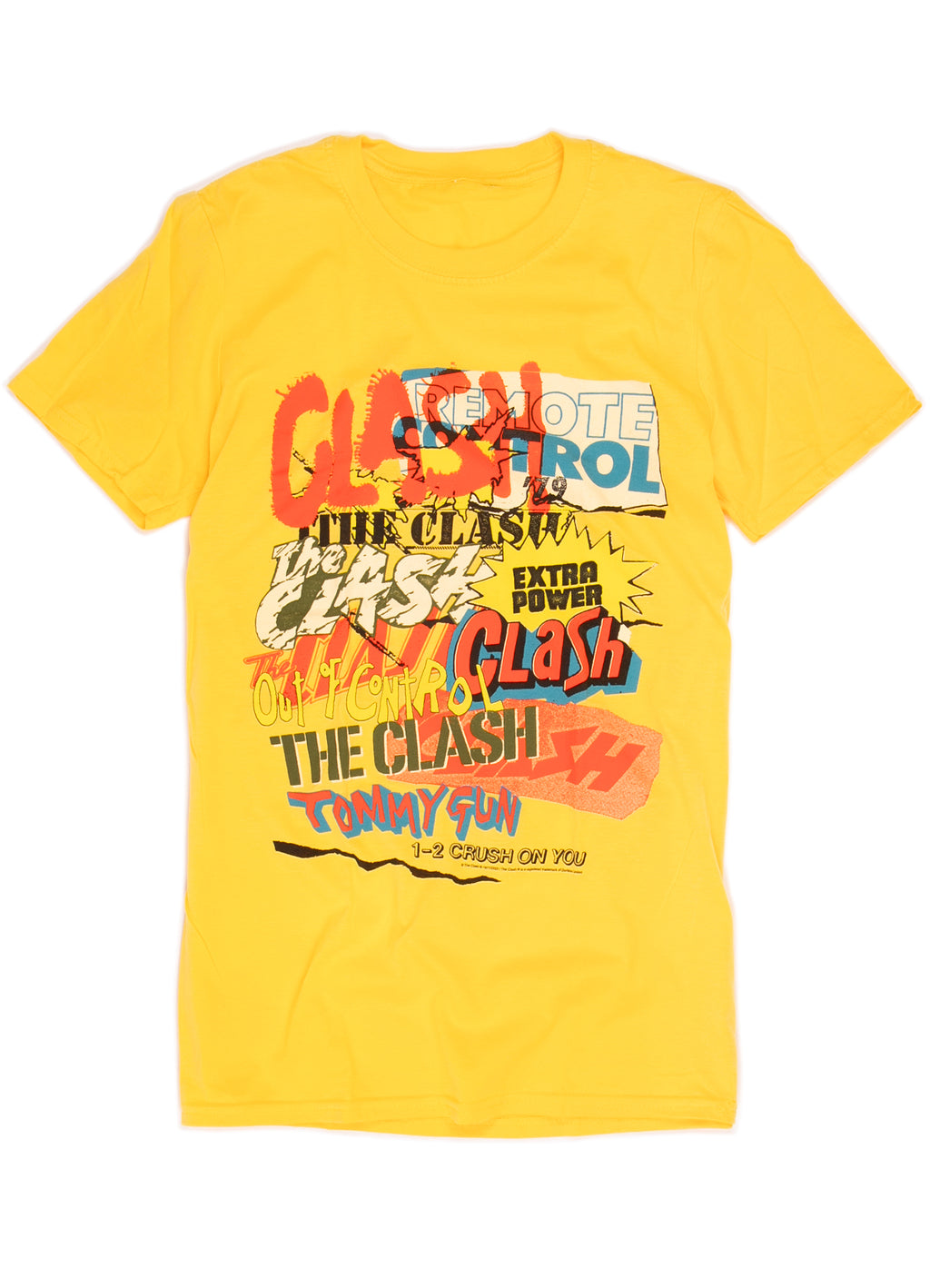 The Clash singles collage t-shirt.