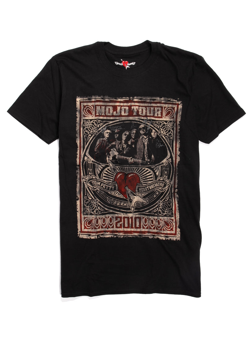 Tom Petty & the Heartbreakers 2010 Mojo Tour t-shirt.