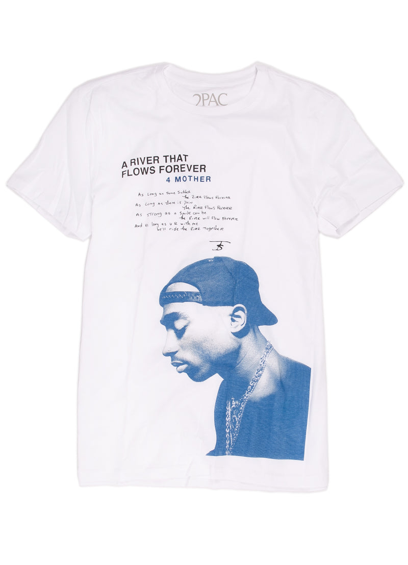 Tupac "A River That Flows Forever" t-shirt.