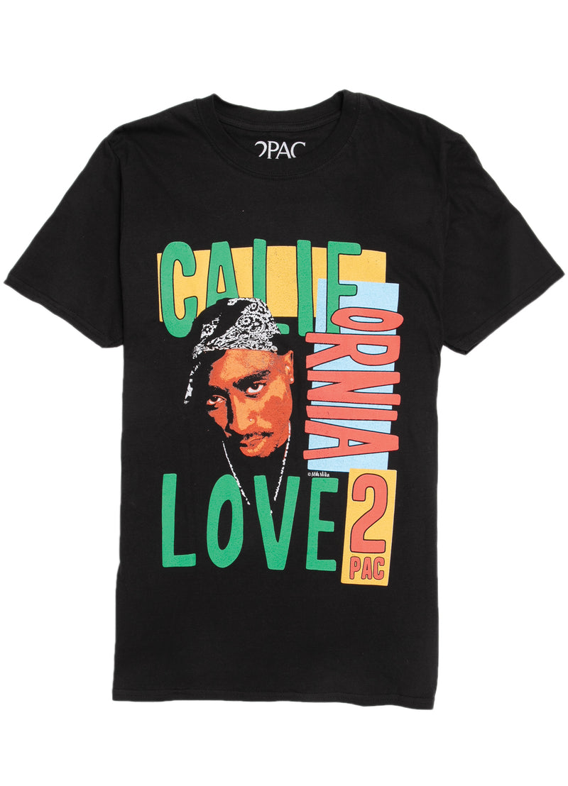 Tupac T-Shirt- California Love - Black